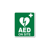 Aero Healthcare CARDIACT AED On Site Sticker 10 x 12cm